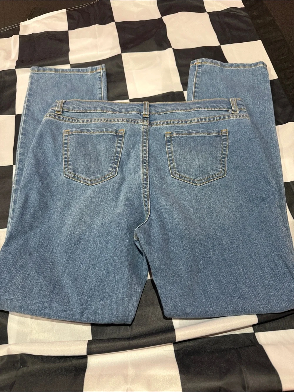 The Children's Place High-Rise Skinny Jeans - Black & Light Blue. 2 pair size18